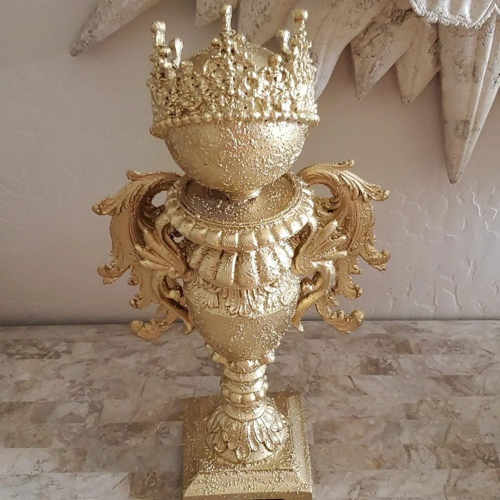 Faux Gold Flecked Angel